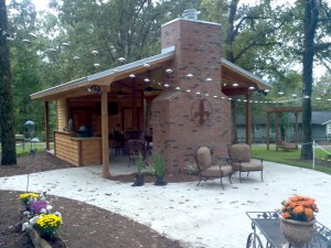 Outdoor kitchen remodel Canton, MS